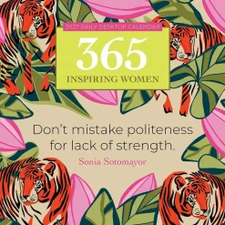 2027 365 Inspiring Women Daily Desktop Calendar