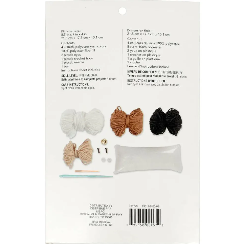 Intermediate Cow Amigurumi Crochet Kit by Loops & Threads®