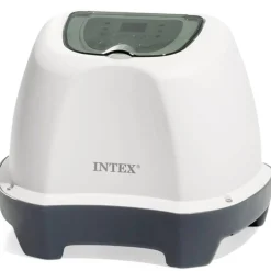 Intex: Krystal Clear: Saltwater Chlorine System - QS400 - Sanitize Up To 4500 Gal Above Ground Pools, Filter Pump Connect, Self-Clean, GFCI, 26663EG