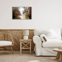 In The Mist Of Autumn Framed Giclee Art