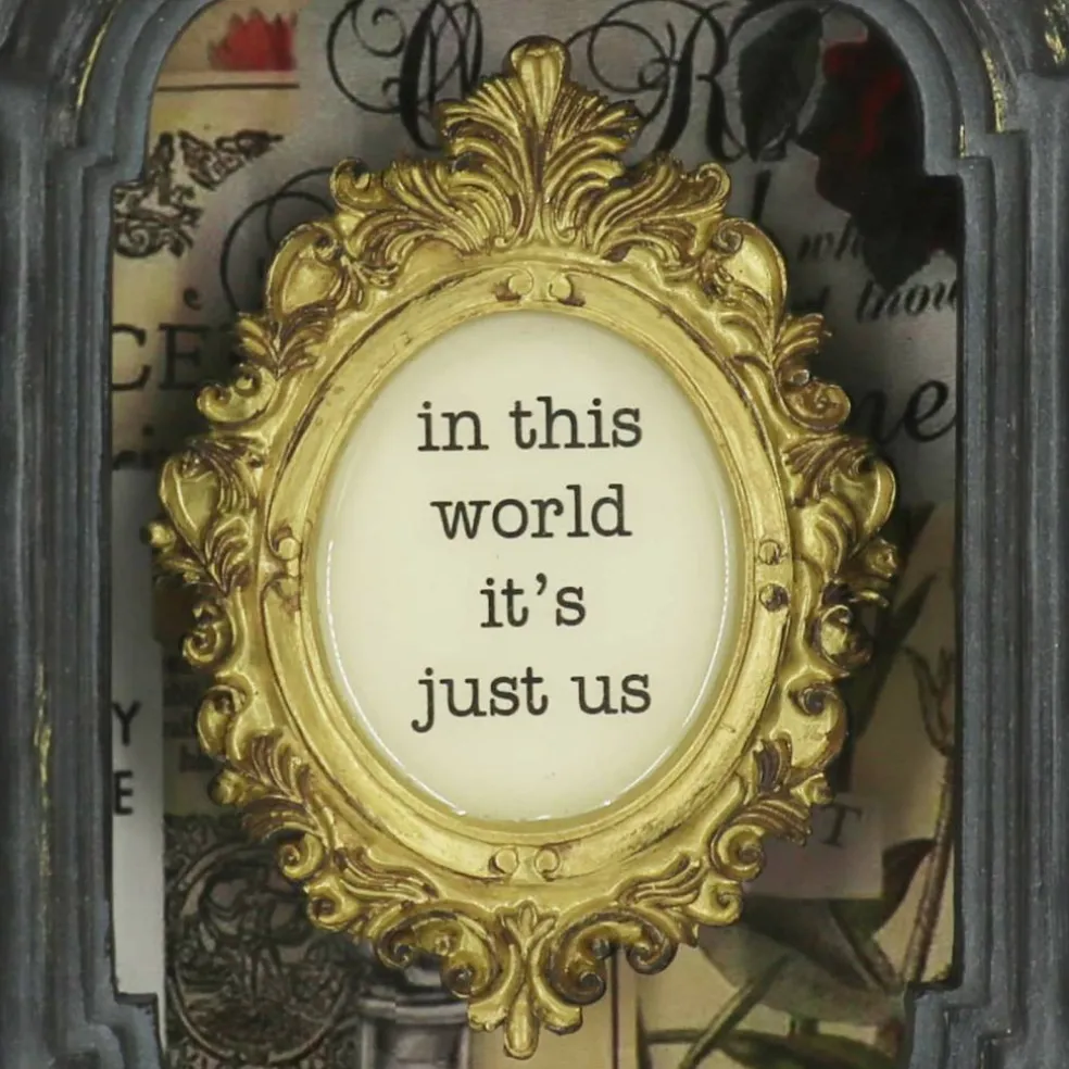 6.75" In This World Shadow Box Tabletop Décor by Ashland®