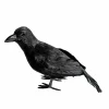 10.25" Iridescent Black Sitting Crow Décor by Ashland®