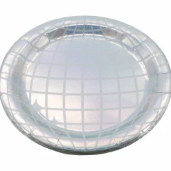 7" Iridescent Disco Ball Snack Plates, 8ct. by Celebrate It™