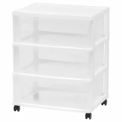 Iris® 3 Drawer Rolling Storage Cart