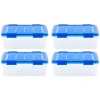 Iris® 6.5gal. Clear Plastic Storage Boxes With Blue Lid, 4 Pack