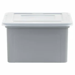 Iris® Gray Dual Purpose Letter & Legal Size File Box, 3 Pack