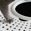 Iris®  Large Top Entry Cat Litter Box with Scoop, Black