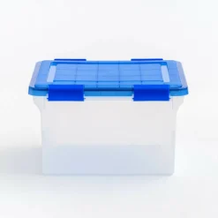 IrisĀ® Letter & Legal Size Element Resistant File Box, 3 Pack