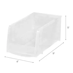IRIS Medium Clear Plastic Stacking Bin