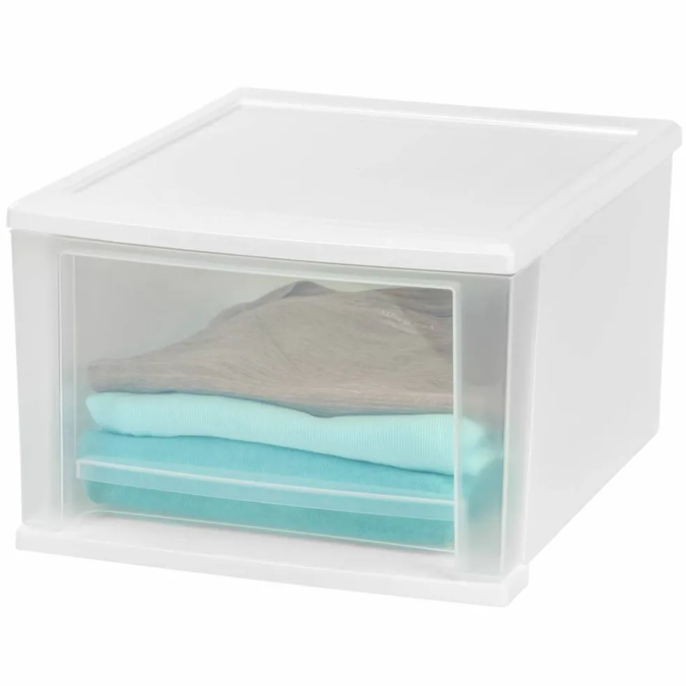Iris® Medium Stacking Drawer, 4 Pack