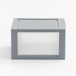 Iris® 13qt. Gray Stackable Drawer, 4 Pack