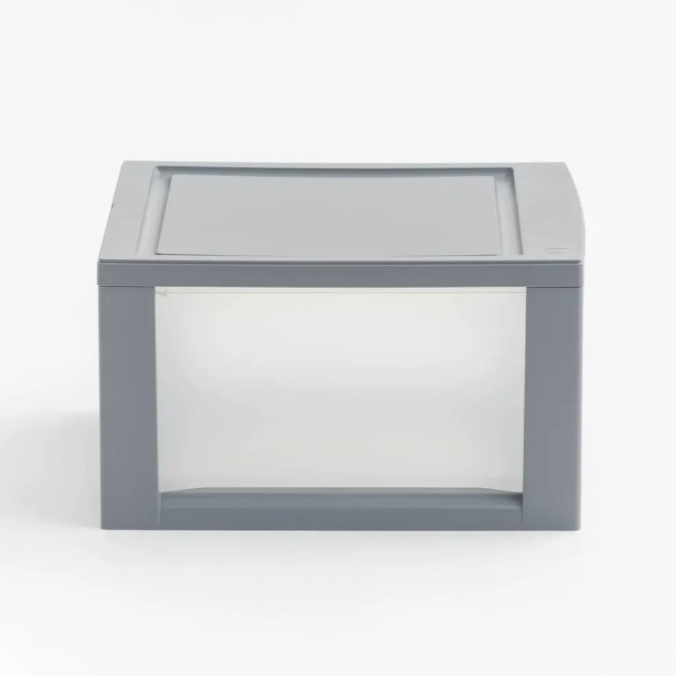 Iris® 13qt. Gray Stackable Drawer, 4 Pack