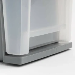 Iris® 6.5qt. Gray Stackable Drawer, 5 Pack