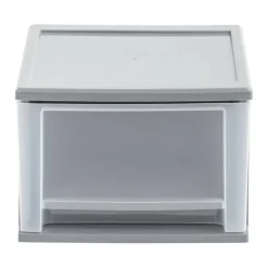 Iris® 17qt. Gray Stacking Drawer, 3 Pack
