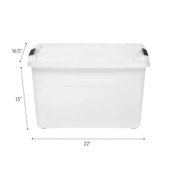 IRIS Stack & Pull™ Plastic Storage Boxes