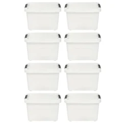 IRIS Stack & Pull™ Plastic Storage Boxes