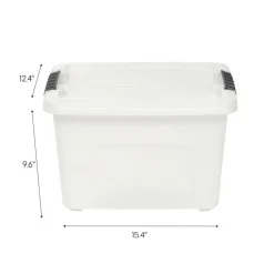 IRIS Stack & Pull™ Plastic Storage Boxes