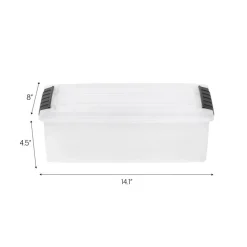 IRIS Stack & Pull™ Plastic Storage Boxes