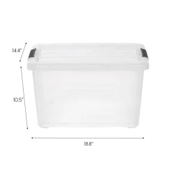 IRIS Stack & Pull™ Plastic Storage Boxes
