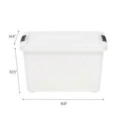 IRIS Stack & Pull™ Plastic Storage Boxes