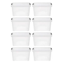 IRIS Stack & Pull™ Plastic Storage Boxes