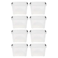 IRIS Stack & Pull™ Plastic Storage Boxes