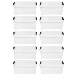 IRIS Stack & Pull™ Plastic Storage Boxes