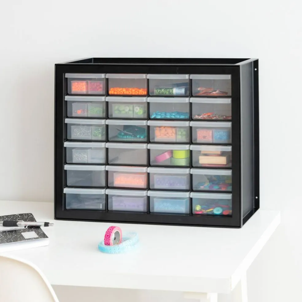 IRIS USA 24 Drawer Parts and Hardware Cabinet