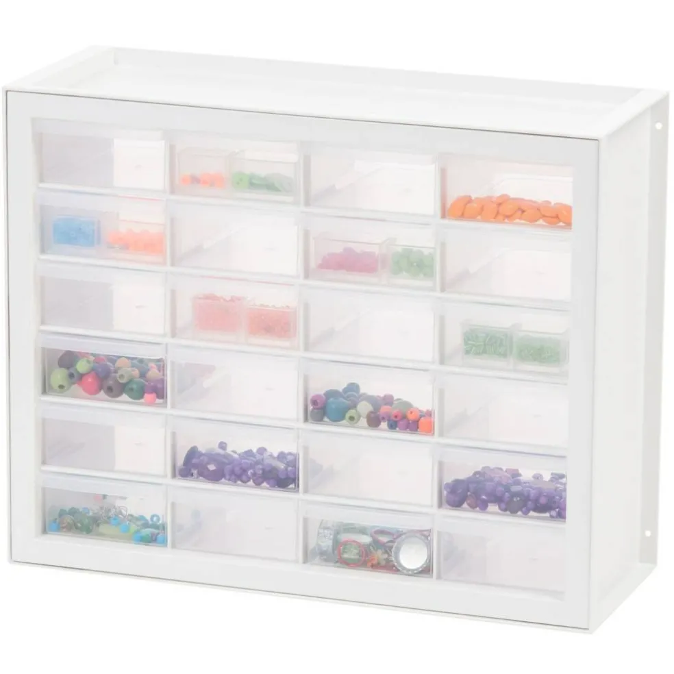 IRIS USA 24 Drawer Parts and Hardware Cabinet