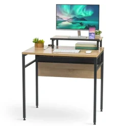 IRIS USA Office Computer Desk Table with Organizer and Cable Tray