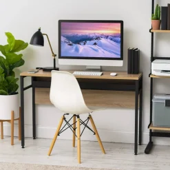 IRIS USA Office Computer Desk Table with Organizer and Cable Tray