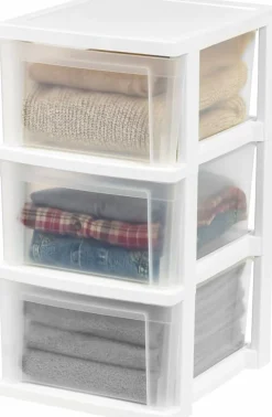 IRIS USA Plastic Storage Drawers Container Organizer for Clothes