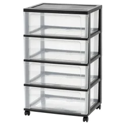 IRIS USA Plastic Storage Drawers Container Organizer for Clothes