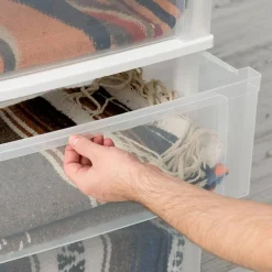 IRIS USA Plastic Storage Drawers Container Organizer for Clothes