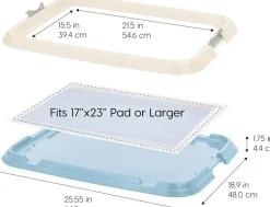 IRIS USA Square Pet Training Pad Holder