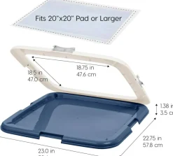 IRIS USA Square Pet Training Pad Holder