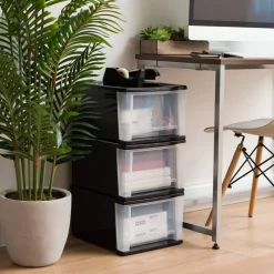 IRIS USA Stackable Plastic Storage Chest