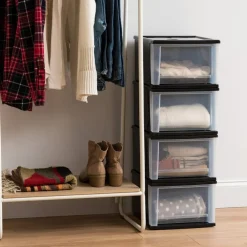 IRIS USA Stackable Plastic Storage Chest