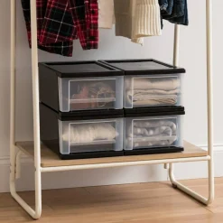 IRIS USA Stackable Plastic Storage Chest
