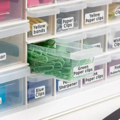 IRIS USA Stackable Storage Cabinet for Hardware Crafts, Small Parts Organizer Drawer, Compartment