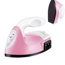 Iron Mini Iron Press,Mini Heat Press Machine for T Shirts Shoes and Hats Small Heat Transfer Vinyl Projects,Portable Travel Irons Mini Heat Press Crafting Craft Clothes