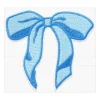 Iron-On & Adhesive Blue Bow Patch by Make Market®
