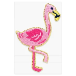 Iron-On & Adhesive Pink Flamingo Patch by Make Market®