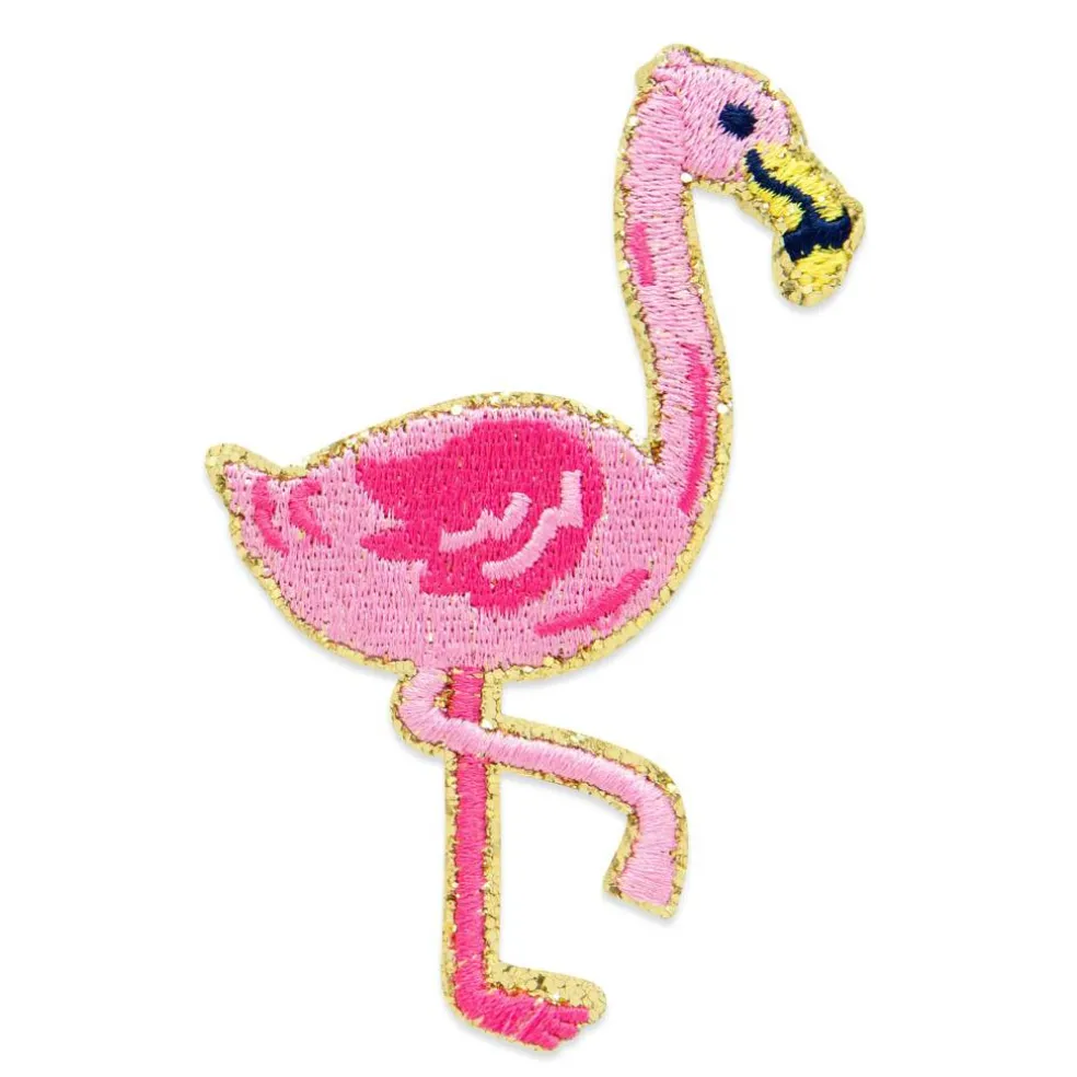 Iron-On & Adhesive Pink Flamingo Patch by Make Market®