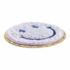 Iron-On & Adhesive Purple Smiley Patch by Make Market®