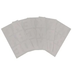 Iron-On White Flocked Athletic Letters by Make Market®