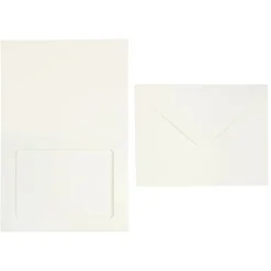 Ivory Frame Cards & Envelopes by Recollections™, 4.25" x 5.5"
