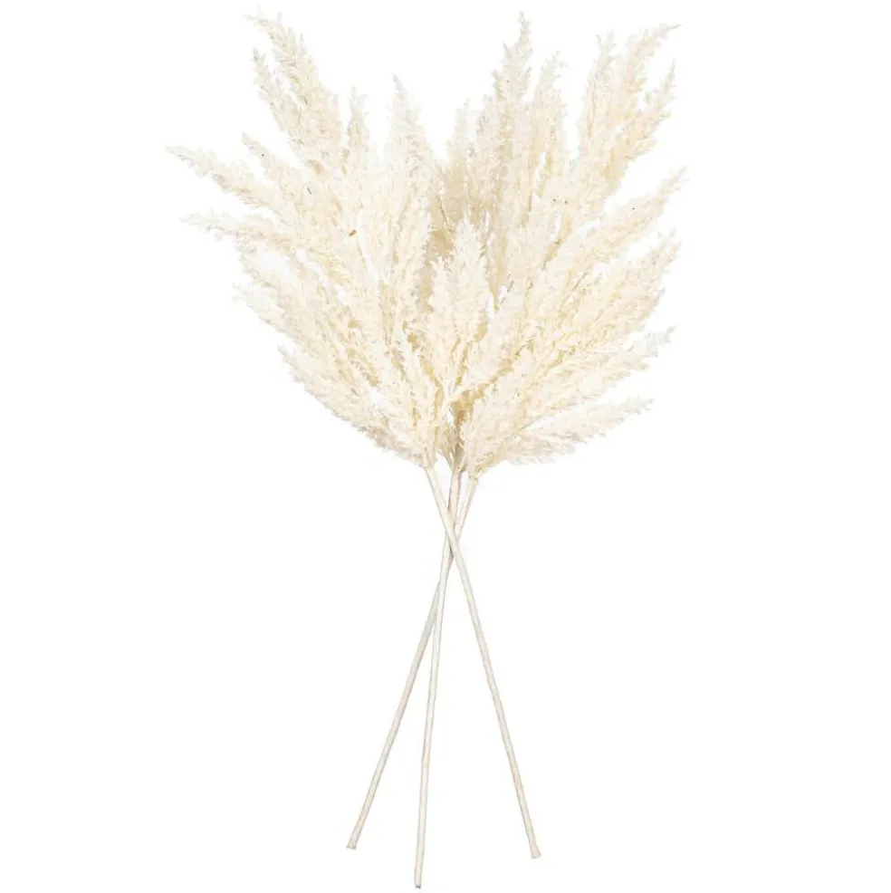 28" Ivory Pampas Grass Spray 3/Bag