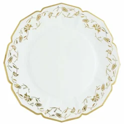 Iznik Floral White Dinner Plates