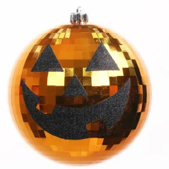 7.8" Jack-O'-Lantern Ball Halloween Ornament by Ashland®